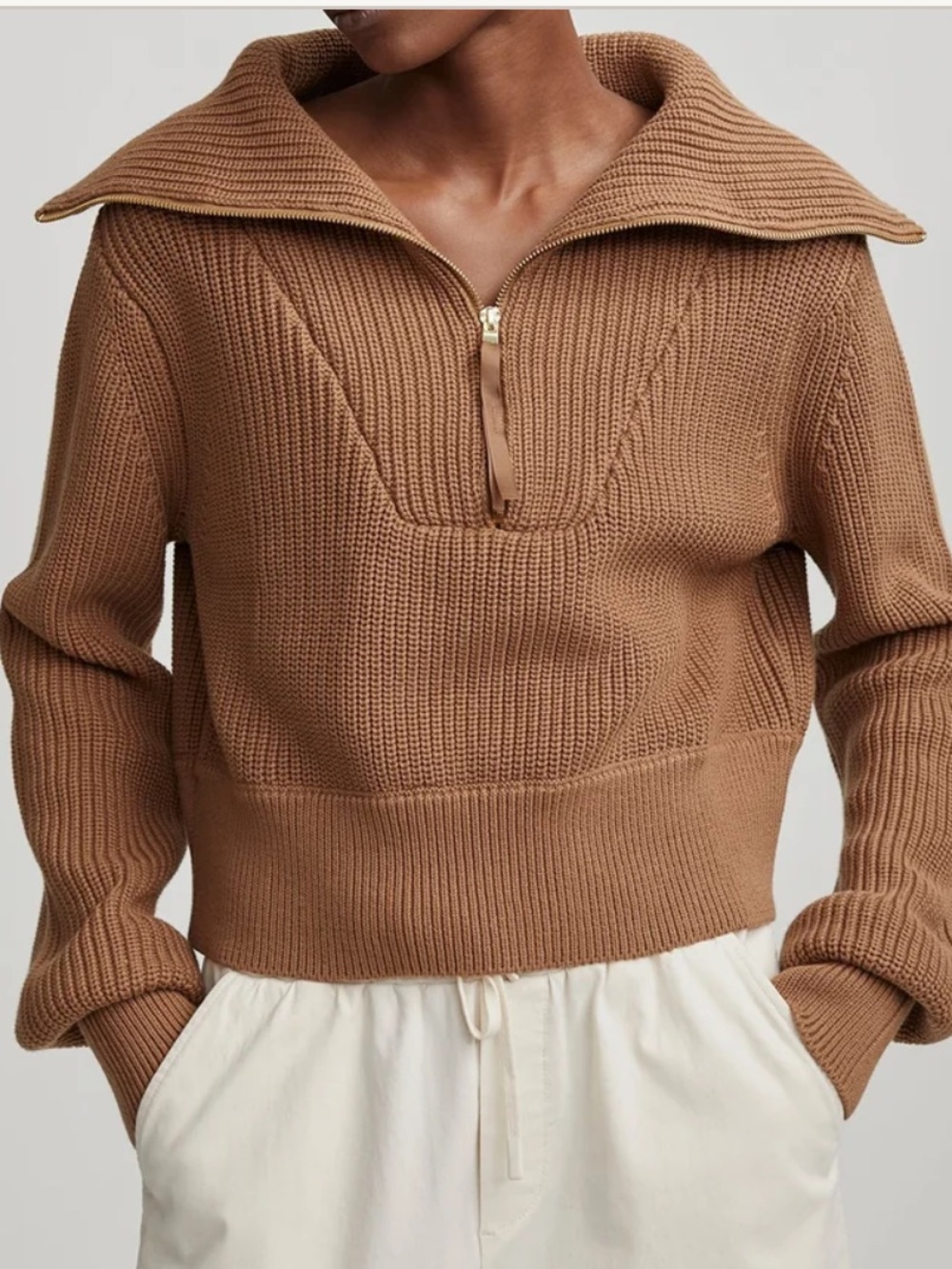 Varley Mentone Half-zip Knit Sweater